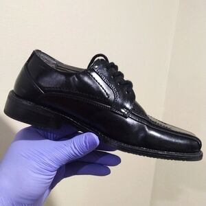 Stacy Adams Boys Lace-up casual Black Shoes - Good Condition - Size 1M